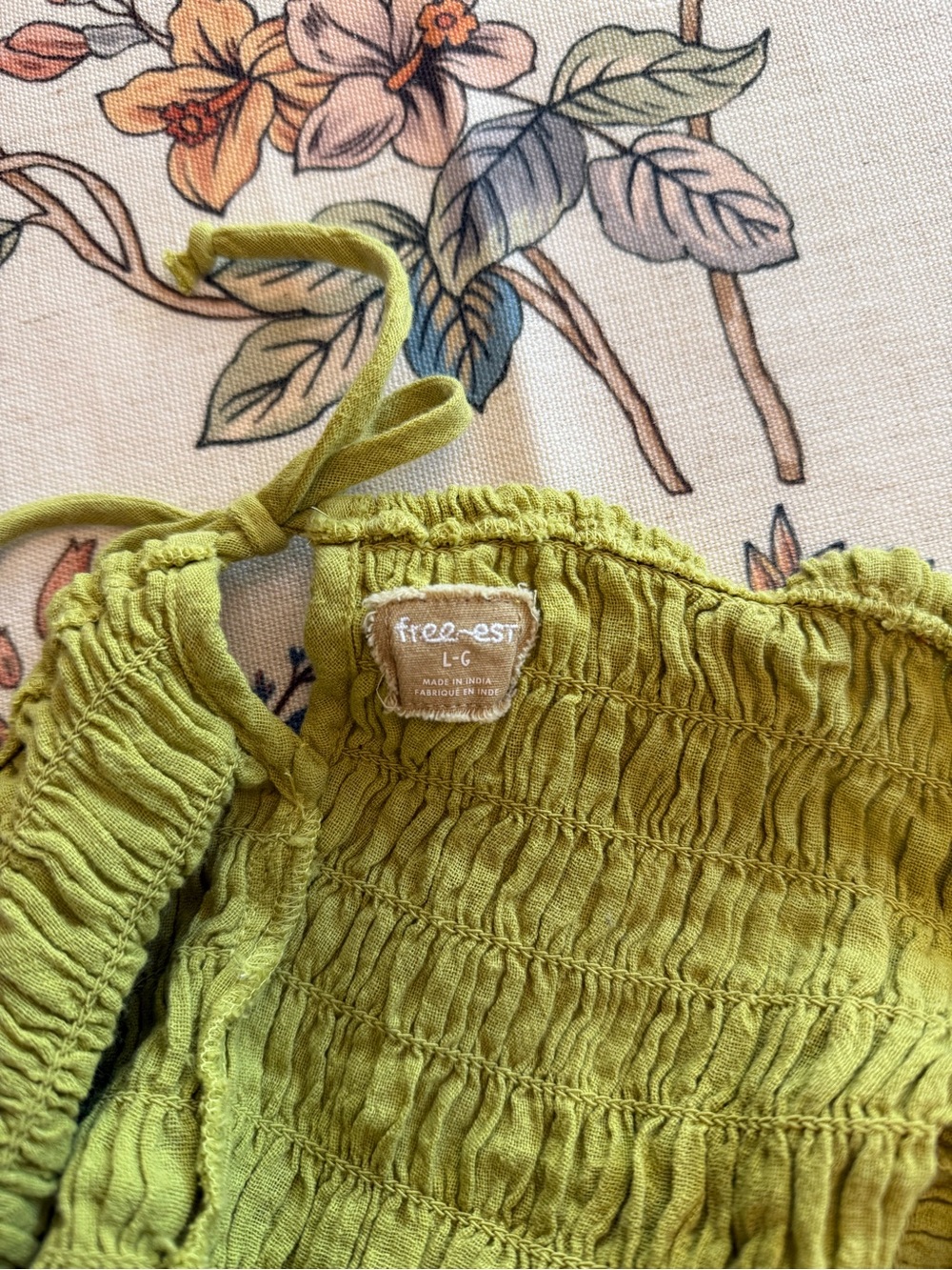 Free People Khloe Smocked Halter Top - Picture 3 of 5